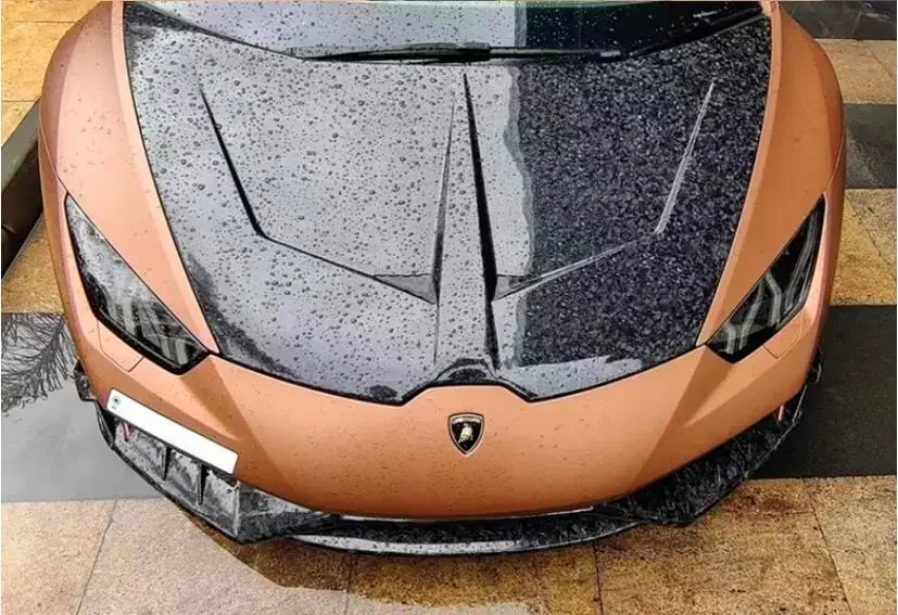 Для Lamborghini Huracan LP610 LP580 2014-2020 автомобильный кованый передний бампер из углеродного