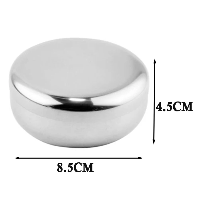 

304 Stainless Steel Bowl Double Anti-Scalding Food Container Korean Rice Salad Bowl Ramen Instant Noodles Soup Bowl Metal