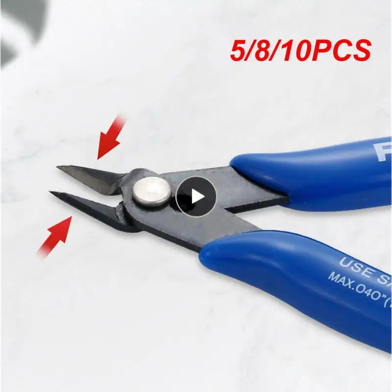 

5/8/10PCS Thin Appearance Outlet Forceps Carbon Steel Hardening Treatment Pliers Quality Assurance Insulated Grip
