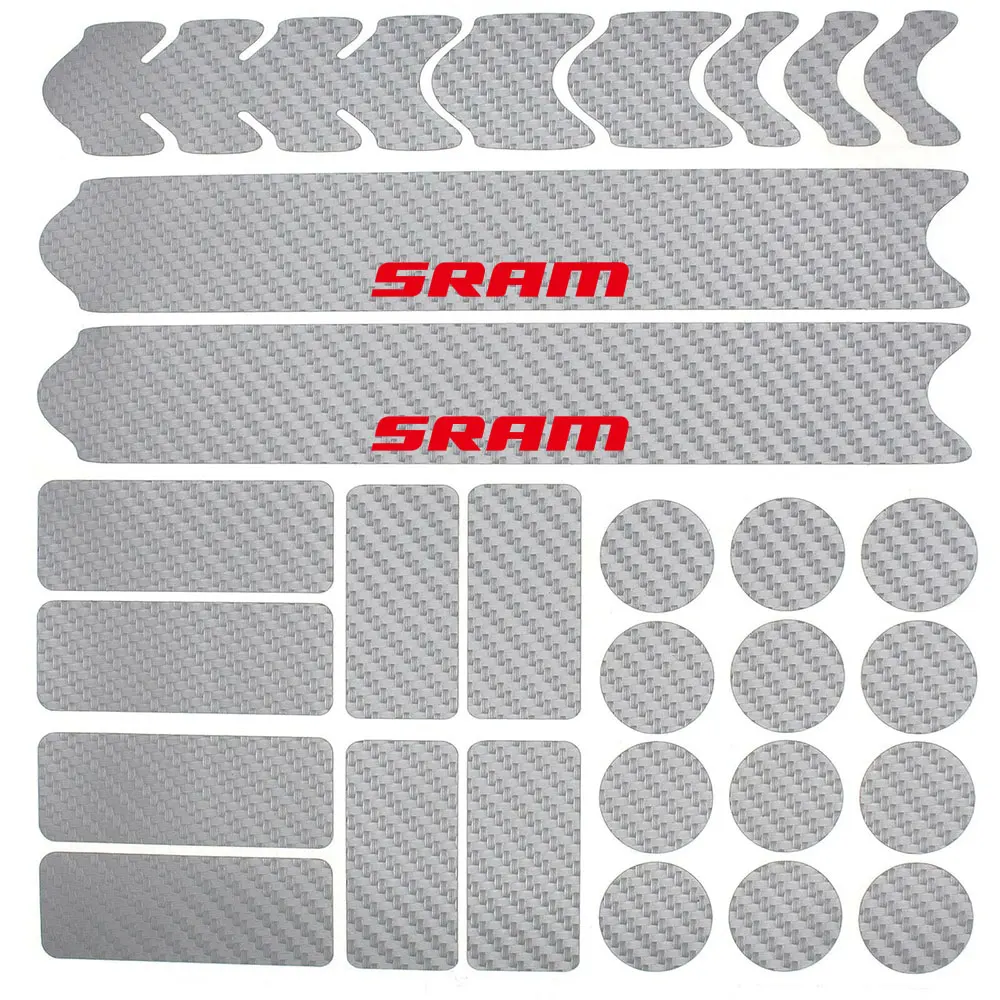 Комплект для защиты рамы велосипеда sram углеродная пленка наклейка защита краски