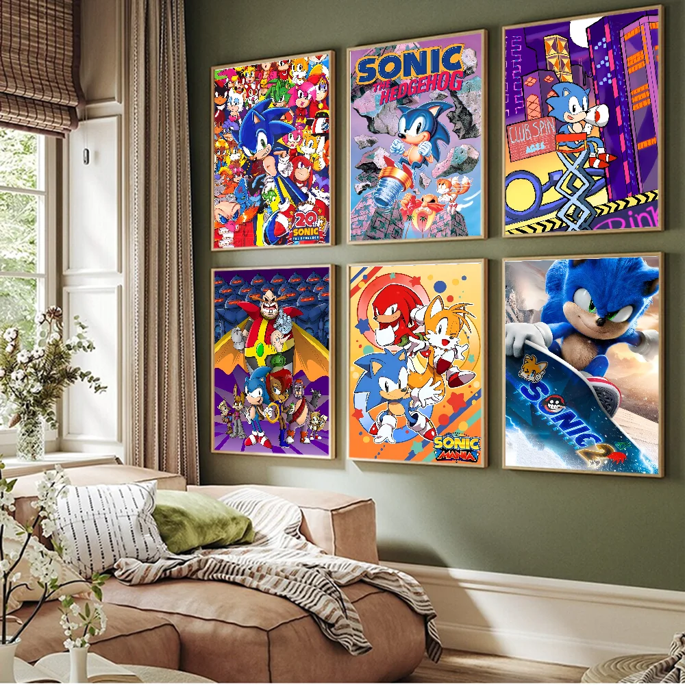 Суперзвуковая игра сделай сам липкий постер Декор для дома и кофейни