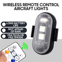 1pcs remote control aircraft strobe light universal led motorcycle anticollision warning light usb charging strobe warning light