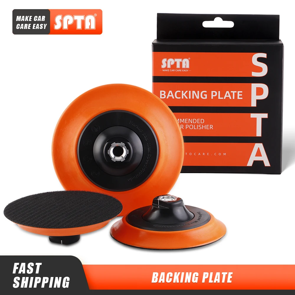 

(Bulk Sale)2-15Pcs SPTA M14 5"/6" Backing Plate Backer Dual Action Car Polishing Buffing Buffer Pad Professional