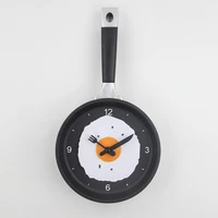 simple creative wall clock plastic mute restaurant wall clock modern design reloj de pared kitchen study decoration pendant