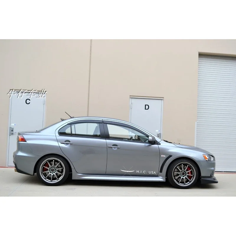 Пластиковый спойлер-козырек для Mitsubishi Lancer EX Evo 2008 - 2015 PMMA