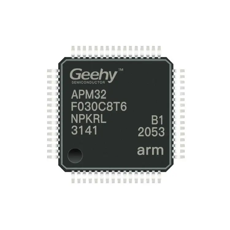 

Оригинальный микроконтроллер APM32F030C8T6 (MCU) бренда Geehy LQFP48 В Полярном море (zhuhai) пакет