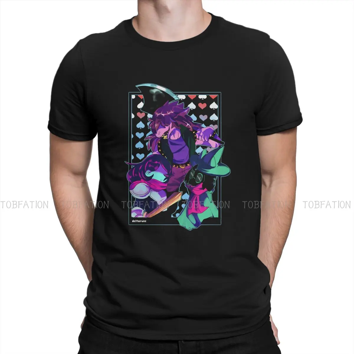 

Deltarune Ralsei Susie And Kris футболка гранж мужские футболки летняя хлопковая одежда Харадзюку футболка с круглым вырезом