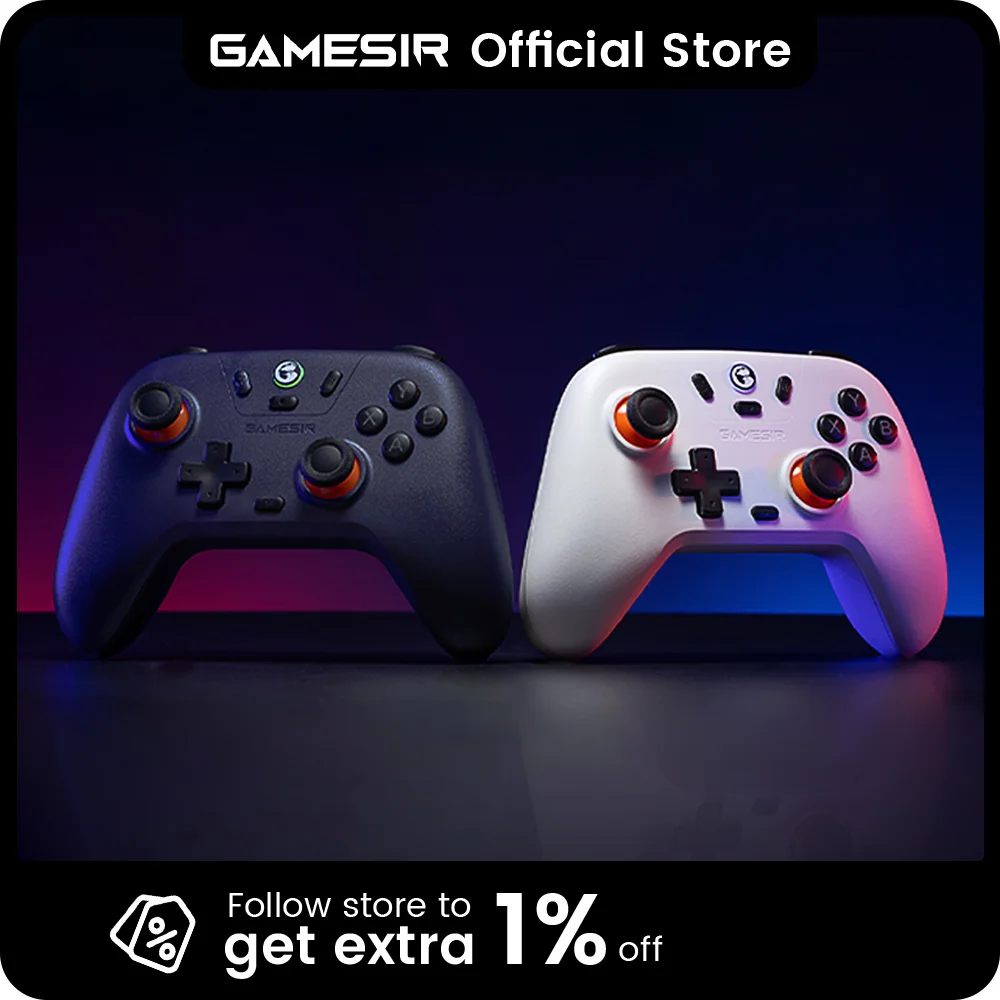 GameSir Nova Lite Controlador de interruptor sem fio Bluetooth Gamepad com efeito Hall para Nintendo Switch iPhone Android Phone PC