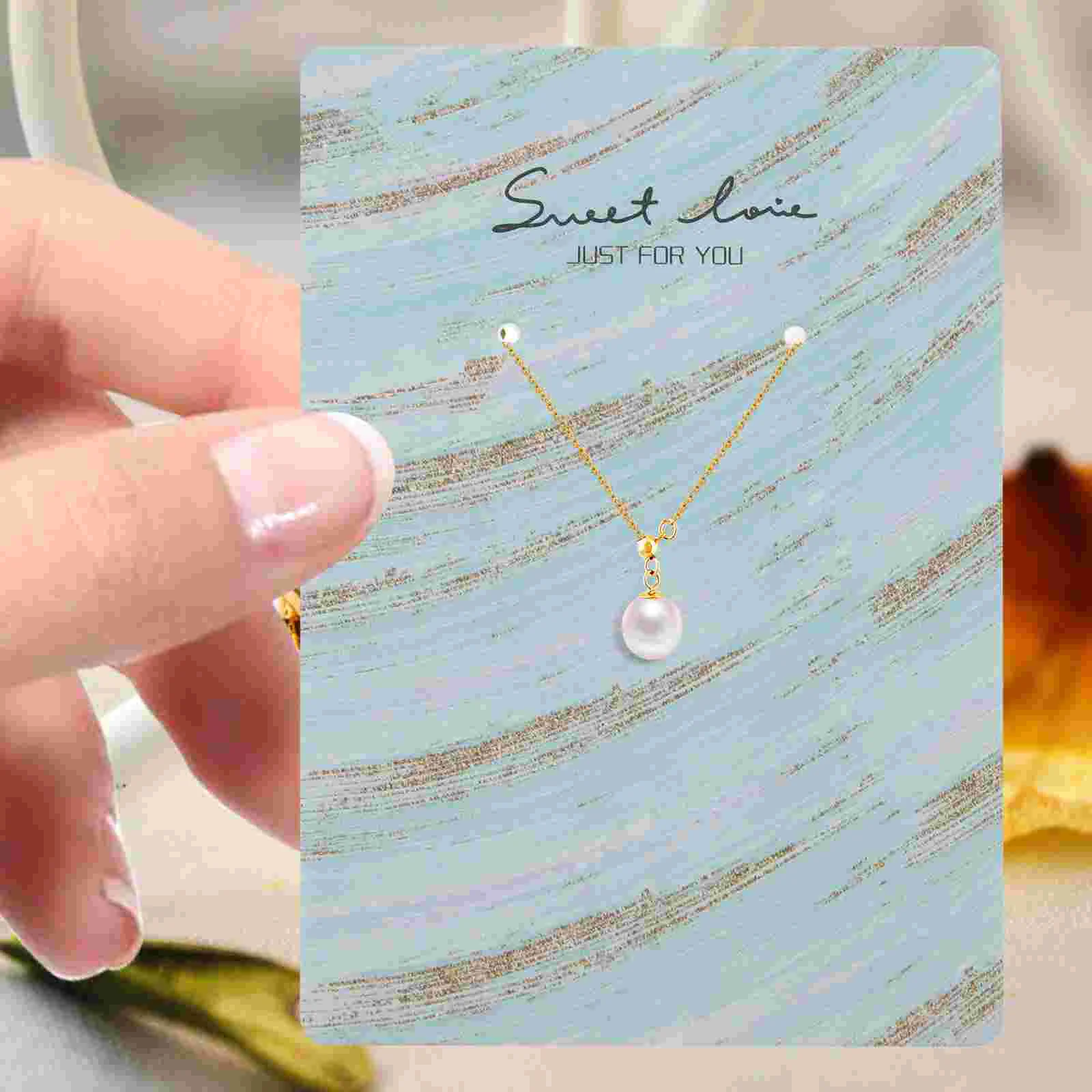 100 шт. брелок для дисплея ожерелье карты ювелирные изделия продажи серьги