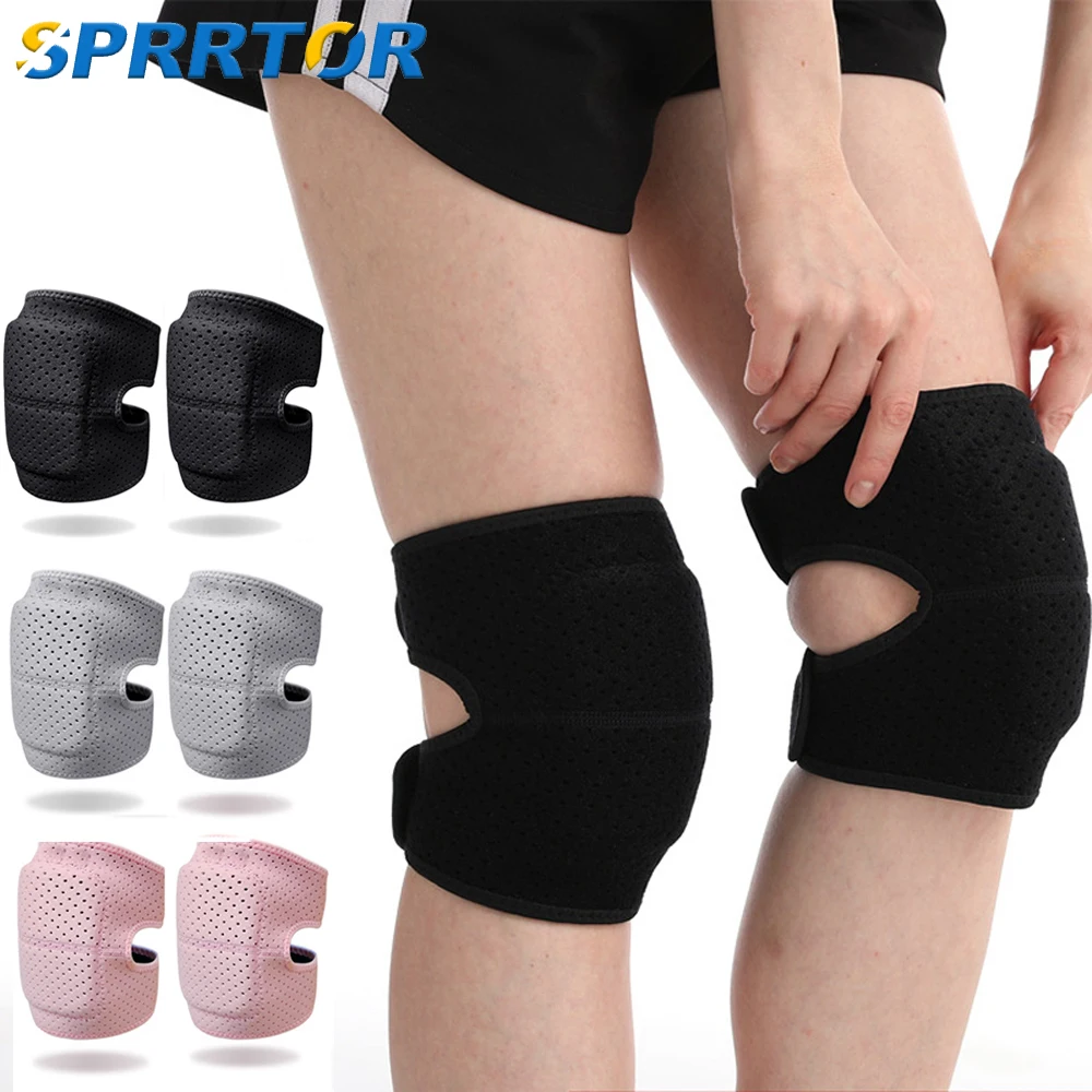 

For Dancing Volleyball Yoga Women Kids Men Kneepad Patella Brace Support Fitness Protector Work Gear EVA Knee Pads