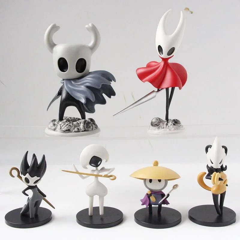 Фото Набор из 6 фигурок Hollow Knight 2: Аниме-персонажи Мейра и Шэдоу ‌   Корнифер-белка ‌   Коллекционные модели из ПВХ, украшения для рабочего стола, подарки №2