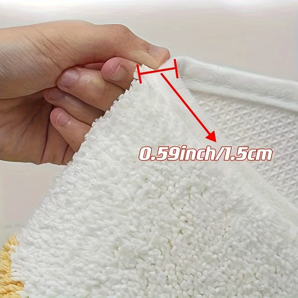 Флокированная буква цветок растение моющийся с длинным ворсом впитывающий