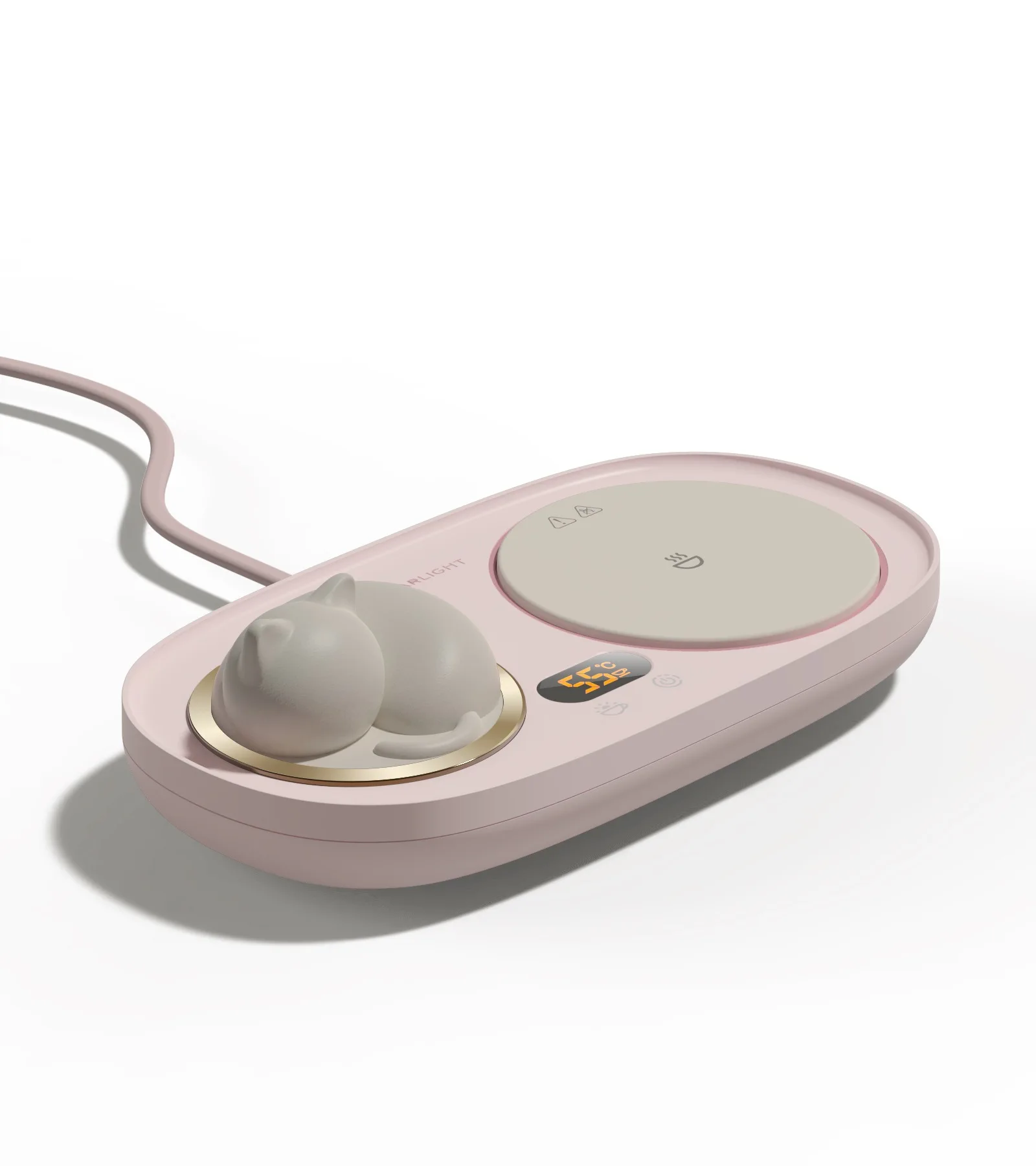 

Подогреватель для электрической чашки, 3 режима температуры, подогреватель для кружки, кофе, молока, воды, подогрев чашки, подставка под горшку с ночным подогревом