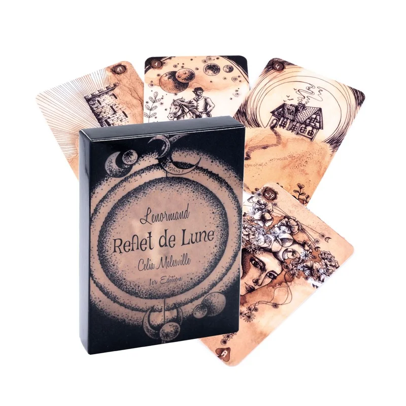 

Lenormand Tarot Deck for Reflet De Oracle Cards Entertainment Card Game for Fate Divination Tarot Card Games