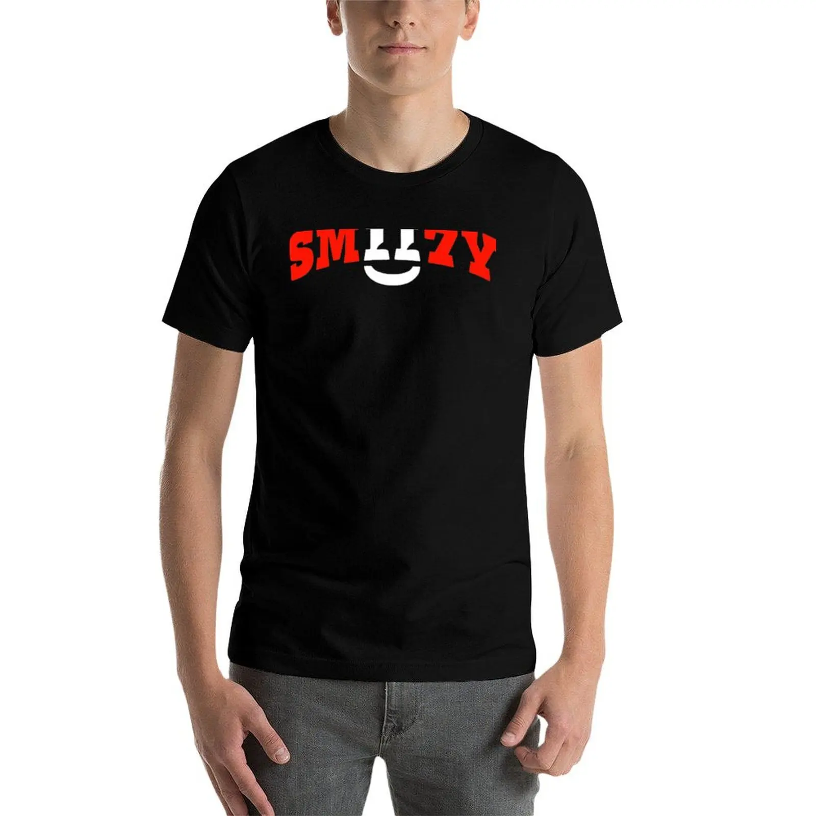 Фото Smii7y Merch Smii7y Классическая футболка с логотипом, футболки для мужчин, винтажная мужская футболка с рисунком, летняя футболка №3