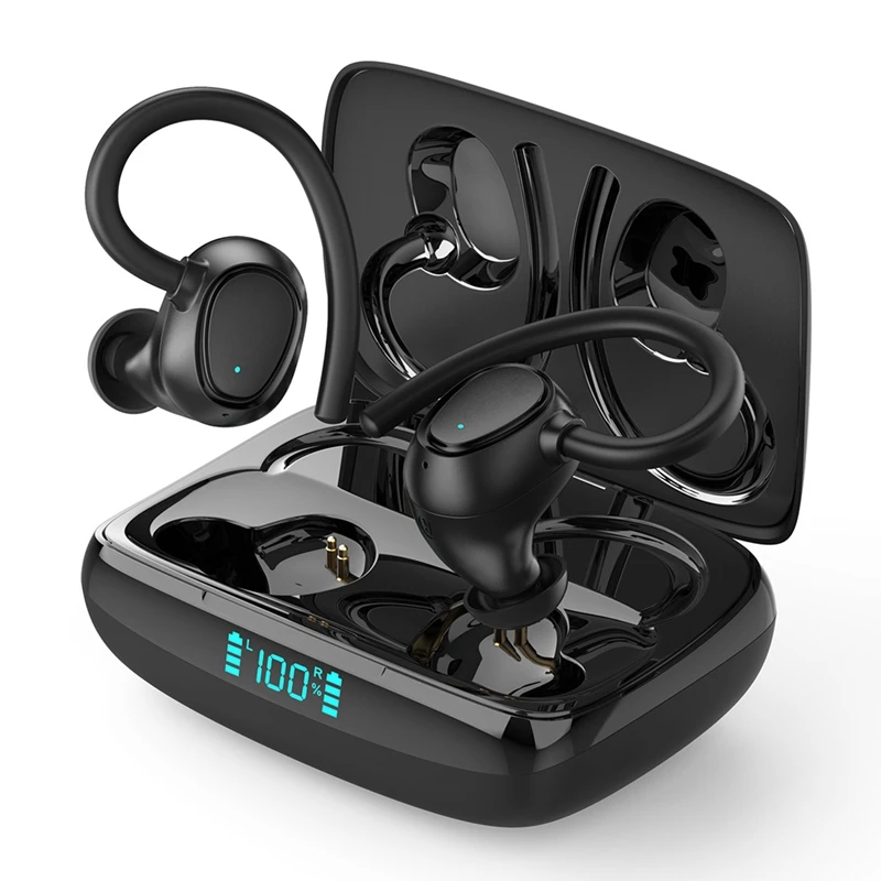 

Wireless Earbuds Bluetooth 5.1 Sports Wireless Bluetooth Headphone In-Ear Noise Cancelling Earbuds For Running Gym