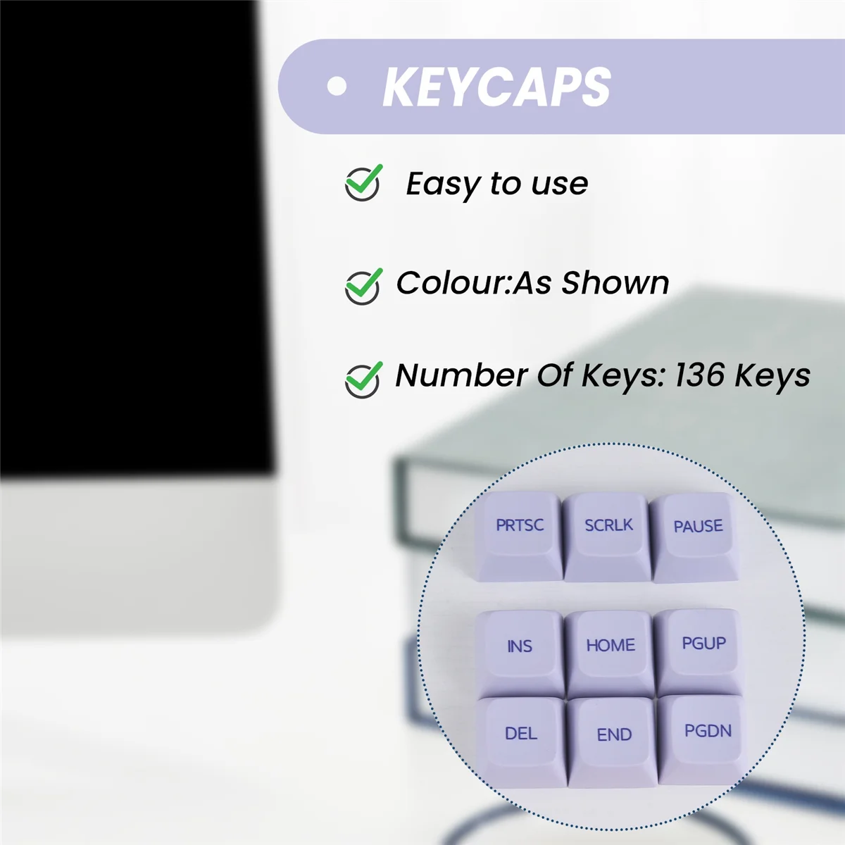 Немецкие колпачки для клавиш 136 XDA высота 61/64/68/75/82/84/87/96/98/100/104/108 механической