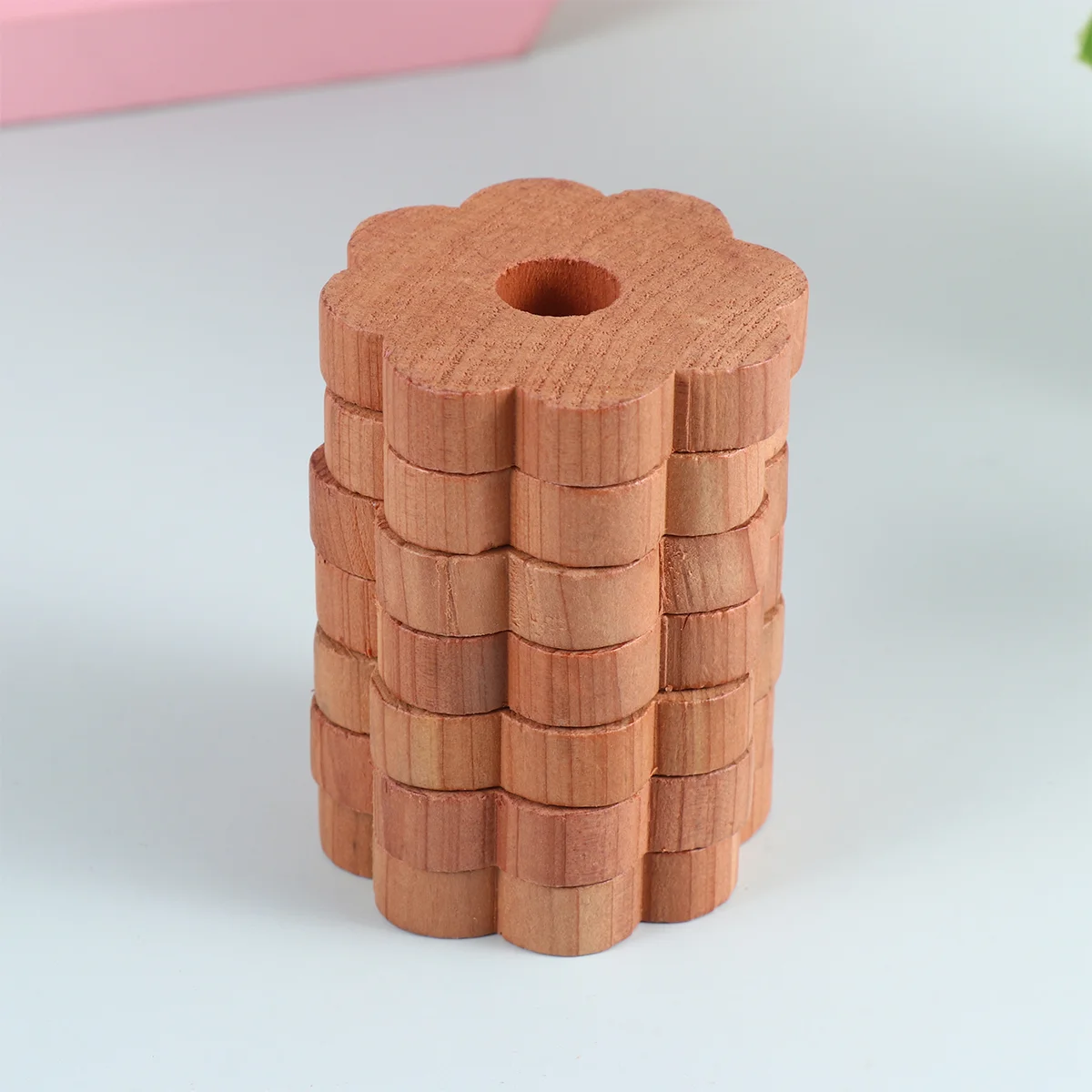 

20 Pcs Cedarwood Block Cedarwood Deodorant Pattern Bug Wardrobe Wooden