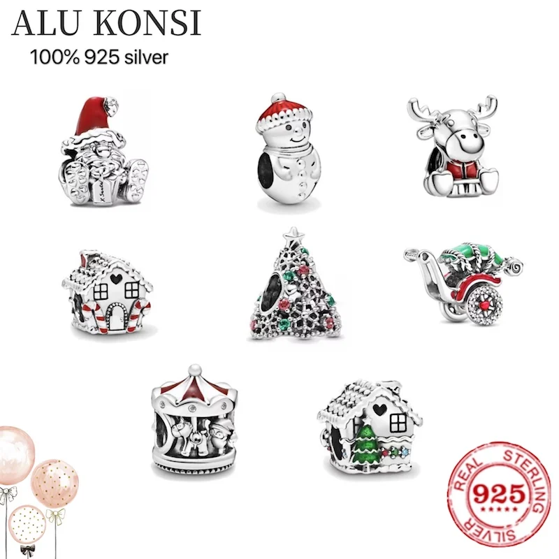 

hot sale Luxury Original 100% 925 Sterling Silver charms pan beads for Women fashion Authentic DIY Jewelry Christmas gift