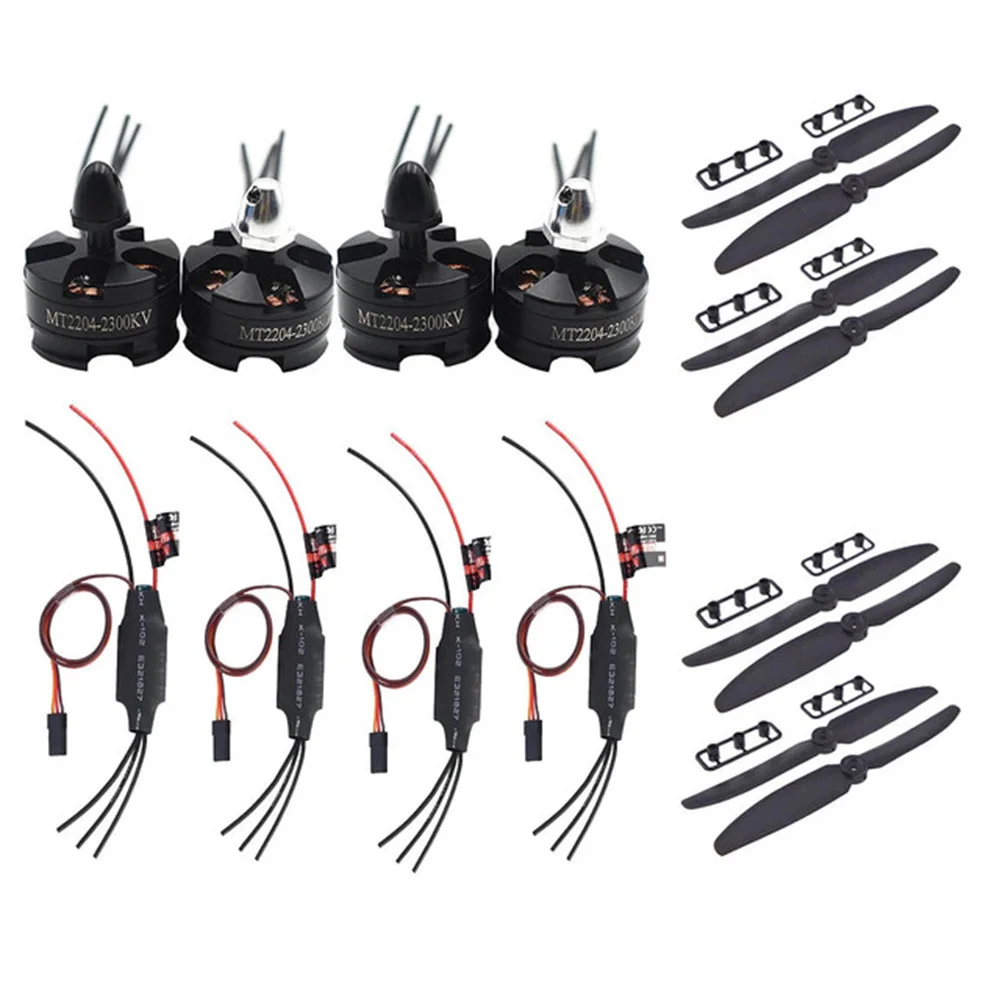 Бесколлекторный двигатель Droyuke MT2204 2204 2300KV CW / CCW + MR.RC 12A ESC для квадрокоптера QAV250 Mini 210 250 280 мм