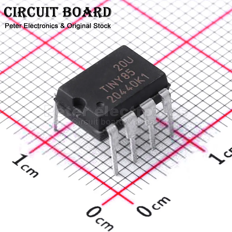 (1-10 шт.) Φ DIP-8 MCU 8-Bit Control MCU ATTINY85 20PU DIP-8 IcParts, печатная плата 100%, новый запас