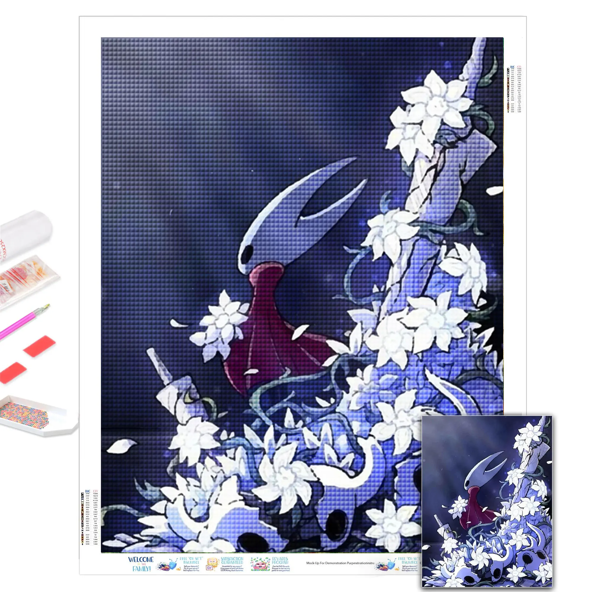 

Набор для алмазной вышивки «рыцарь с отверстиями»