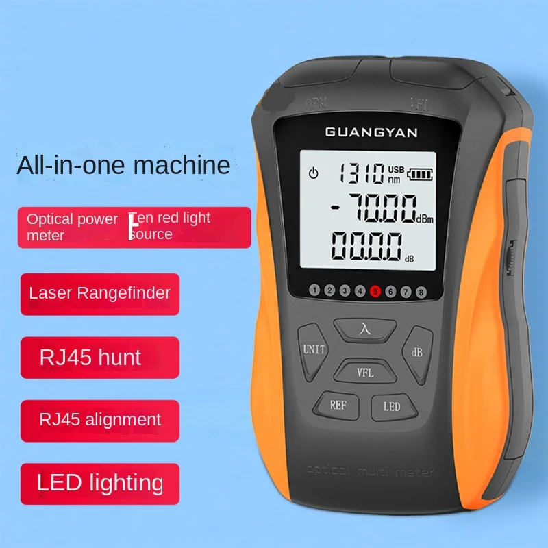 Измеритель оптической мощности с визуальным локатором неисправностей