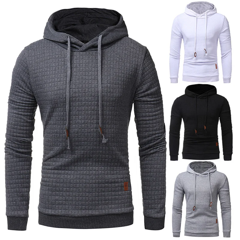 

2022Autumn New Brand Tops Clothing Hoodies Men Sweatshirt Cotton Blending Sportswear Solid color Pullover Tracksuit Streetwear