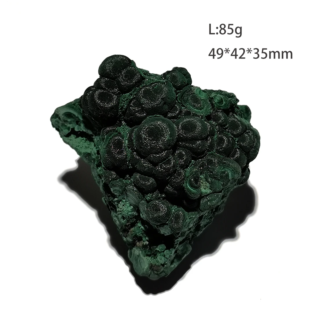 

TOP C1-1a 100% Natural Stone Malachite Mineral Crystal Specimen from Congo Free Shipping