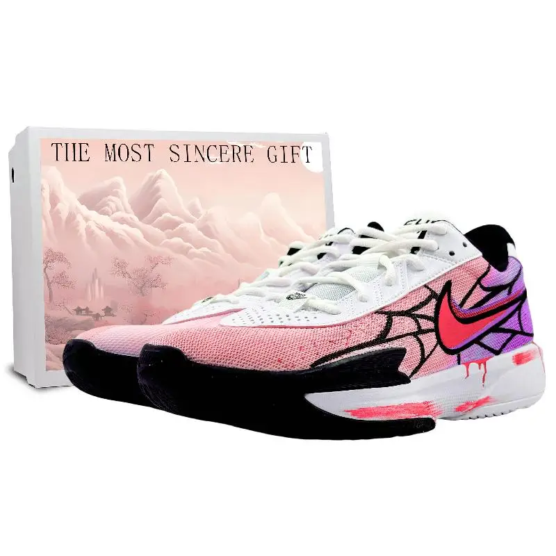 【Настроить】Nike Air Zoom G.T. Мужские баскетбольные кроссовки Cut Academy с низким берцем