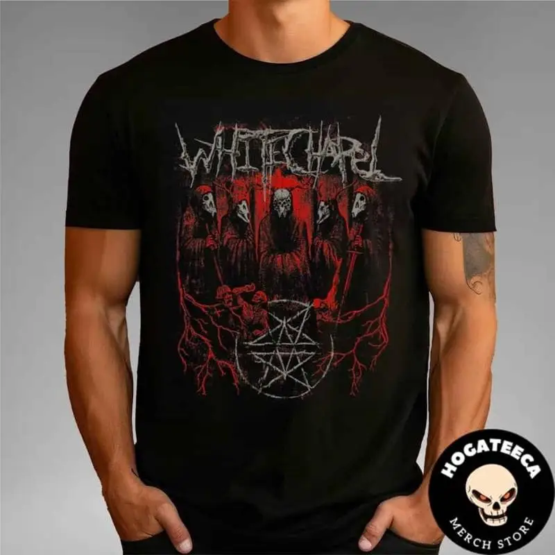 Фото Футболка Whitechapel Hymns In Dissonance Tour 2025 Shadowed Sin Faded Merch №1