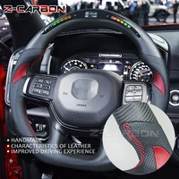 customized car led carbon fiber steering wheel for dodge ram 2019 2020 2021