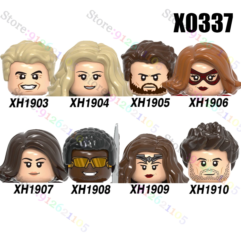 Конструктор для мальчиков Звездные супергерои сборные фигурки развивающие