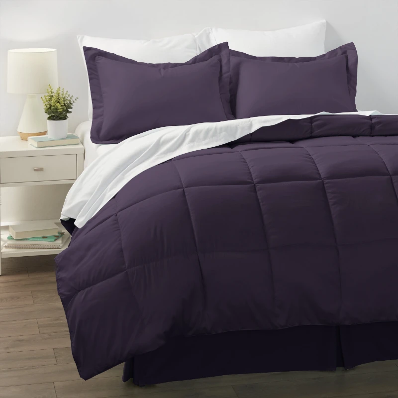 

Purple 8 Piece Bed In A Bag, Twin, by