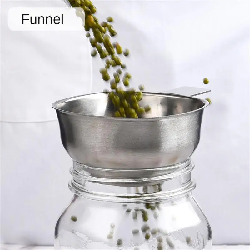 

Large Diameter Funnel Stainless Steel Primary Color Multipurpose Comfort Handle Higher Hardness High Hardness Household Products