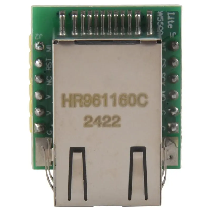 Фото 10X W5500 Ethernet-модуль с интерфейсом SPI, совместимый с протоколами Ethernet/TCP/IP, модель Wiz820io-B12B №4