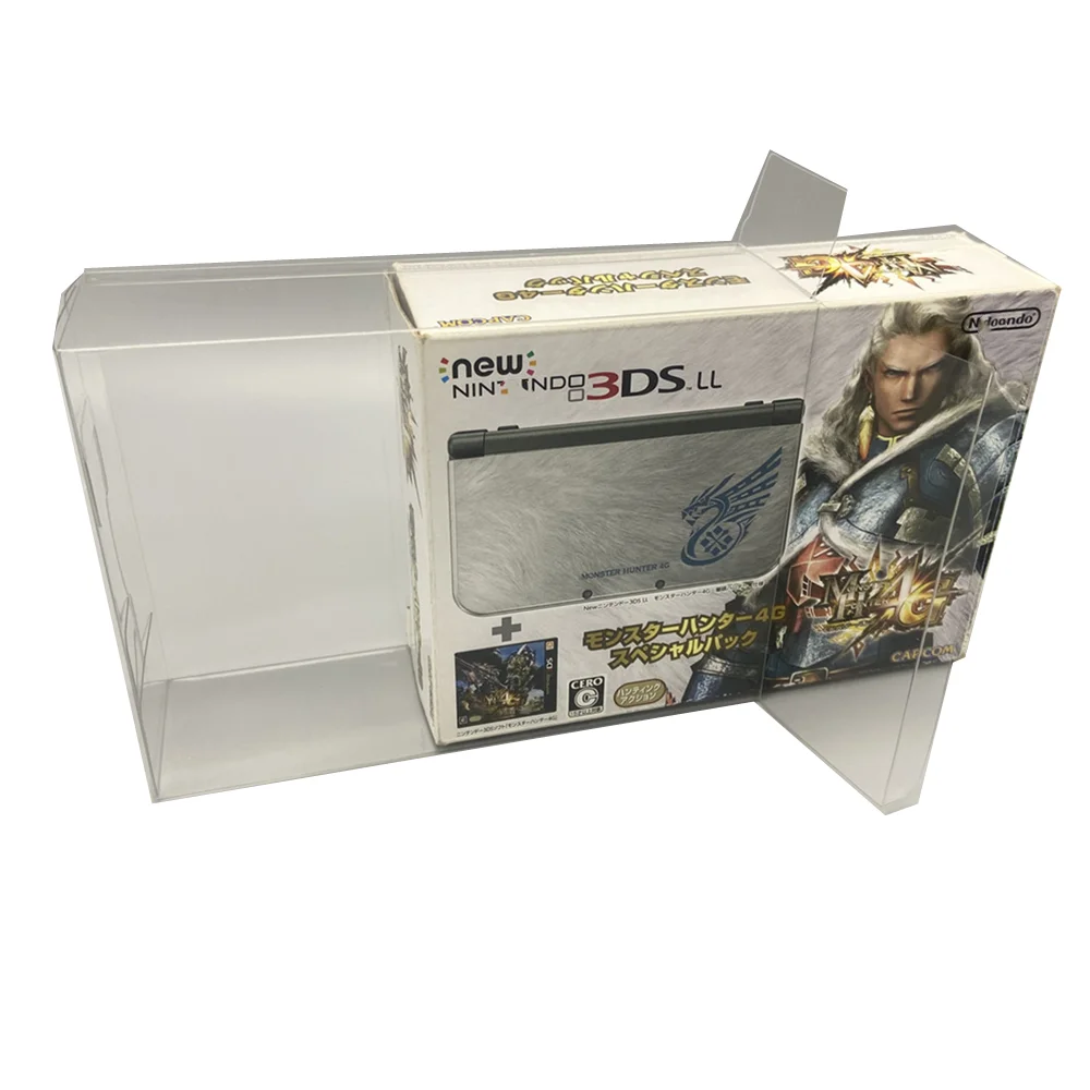 

Collection Display Box For NEW3DSXL/NEW Nintendo 3DS LL/Monster Hunter 4 Game Storage Transparent Boxes Shell Clear Collect Case