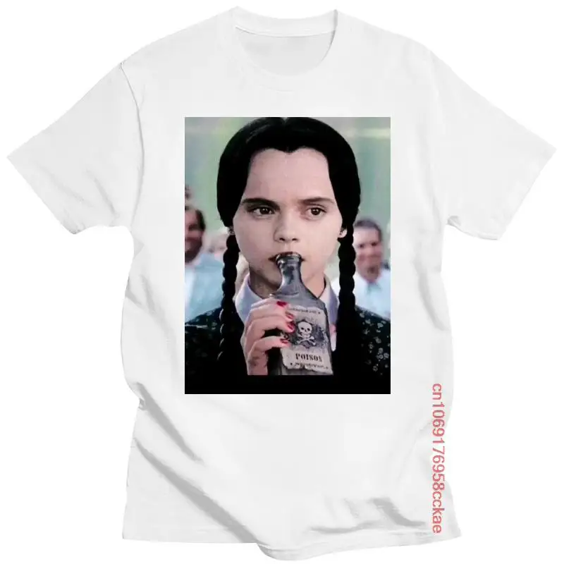 

Wednesday Addams quot Poison quot DMN T-Shirt shirt Gift WKVI Black