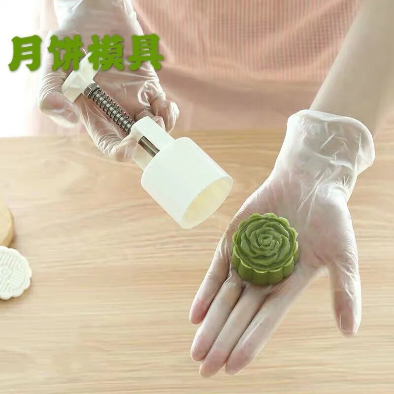 

Moon cake baking mold household use many types of hand pressed cartoon to make ice skin model printing tool non stick mold 5075