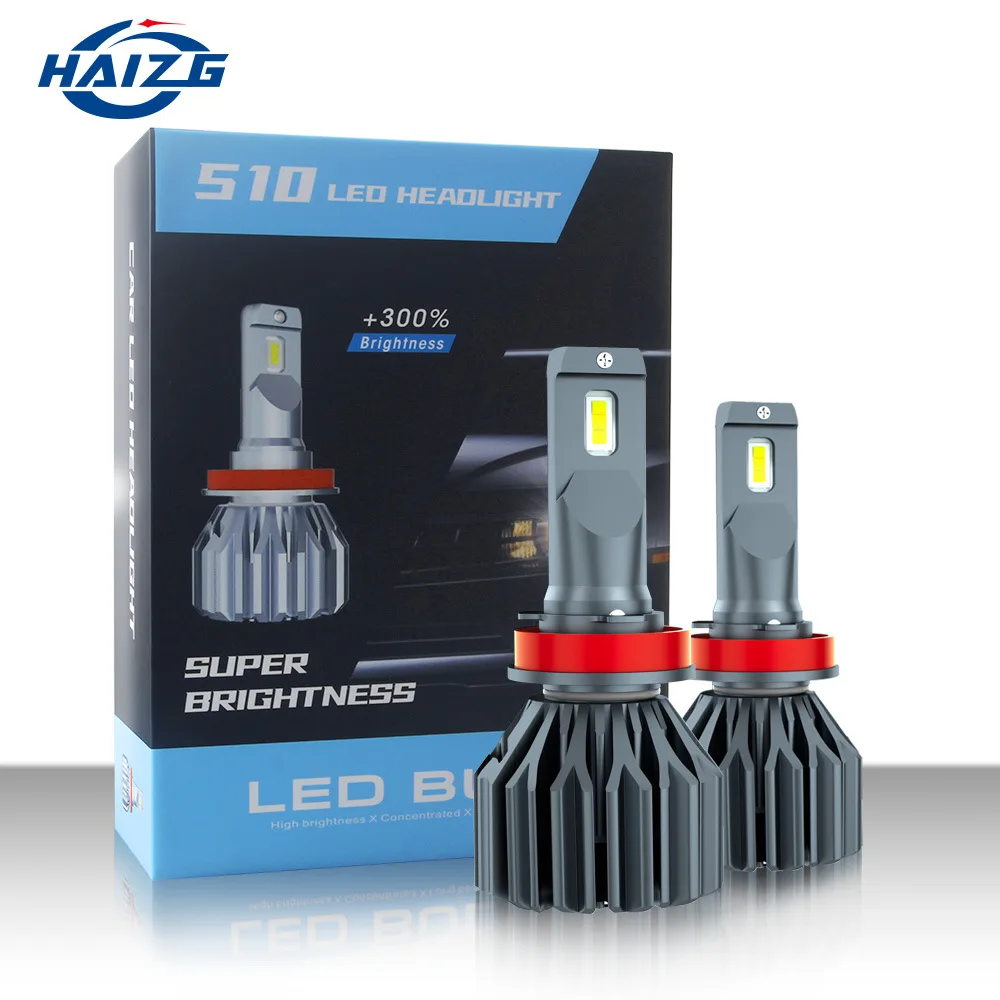 

60W High Power LED Car Headlights H4 H7 H11 Car Bulb Super Bright Professional Retrofit Auto Accessories General