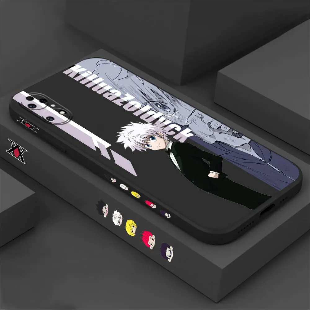 Hunter X Hunter Killua Zoldyck Phone Case For Huawei P60 P50 P40 P30 P20 Mate 50 40 30 20 20X 10 Colour Liquid Silicone Cover