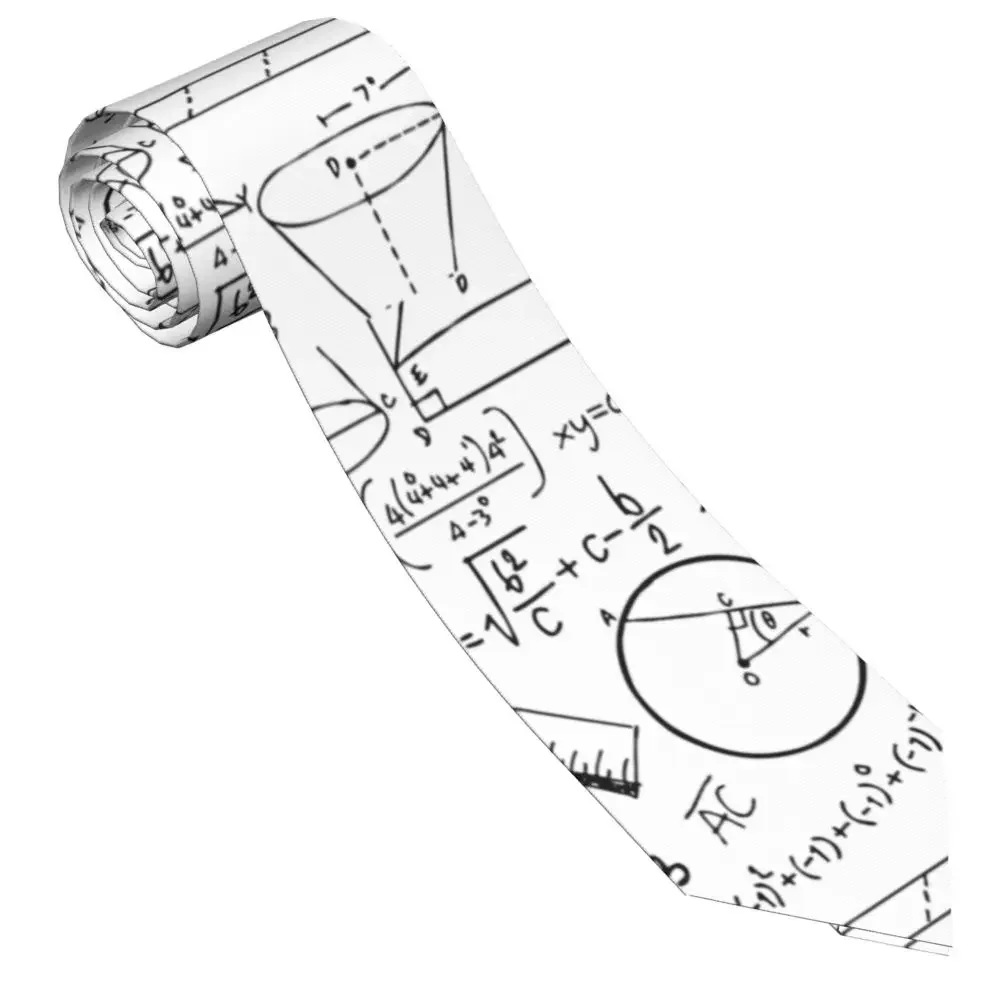 Галстук унисекс для косплея по математике 8 см
