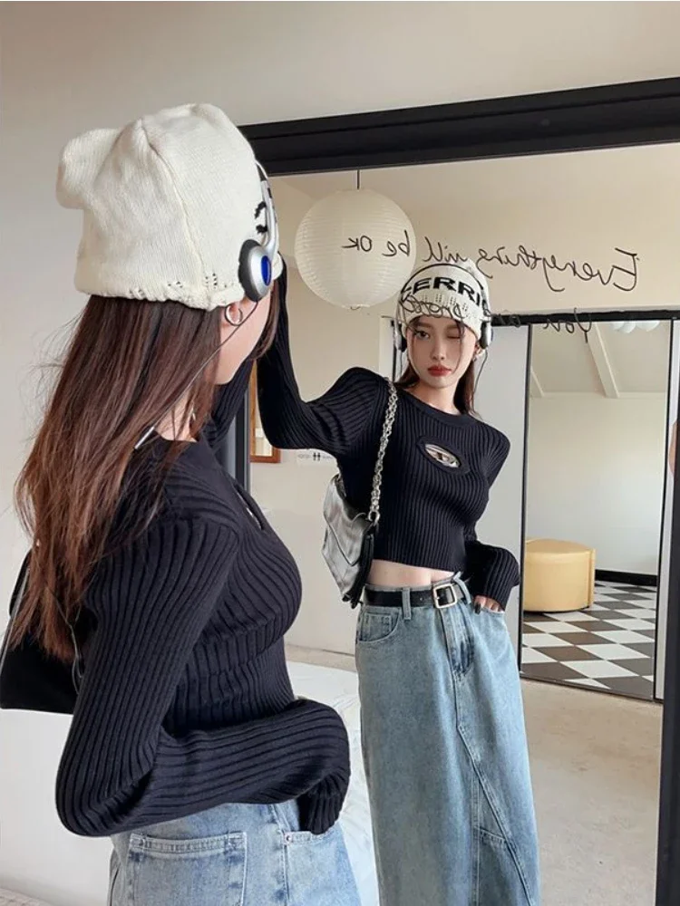 Рисунок 3 - Корейский Модный укороченный свитер Deeptown