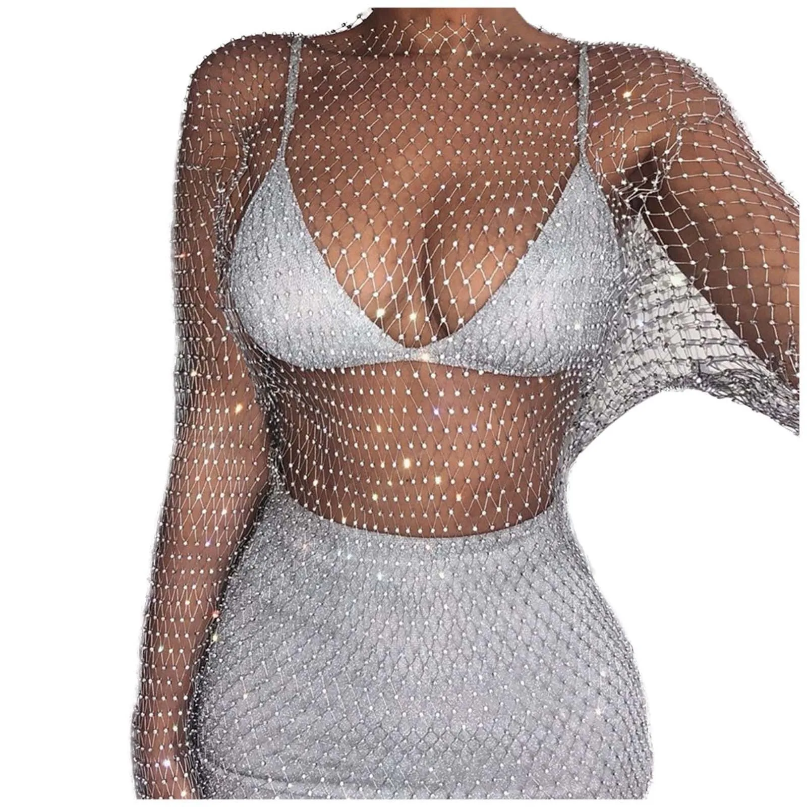 Женская прозрачная сетчатая пляжная юбка-сетка | AliExpress