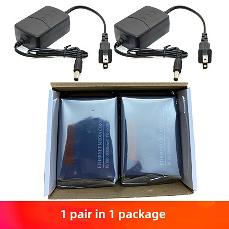 1 Pair HTB-GS-03 AB 20KM  10 100 1000M Gigabit Fiber Media Converter SC Optical Transceiver 1310 1550nm