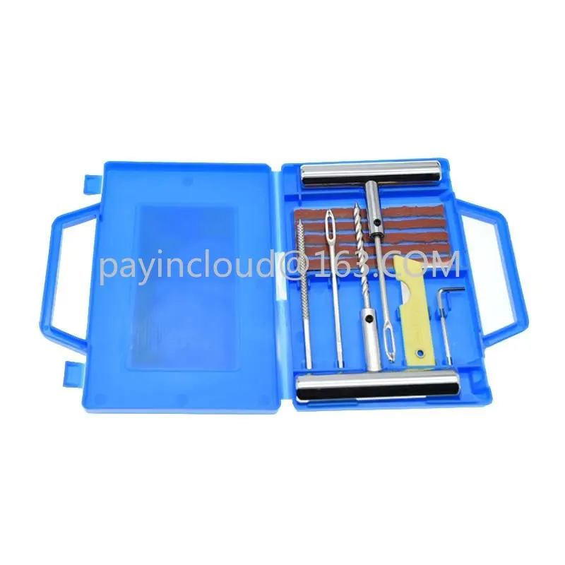 

Tire repair tool set, vacuum tire car, motorcycle, electric vehicle, emergency quick repair, rubber strip multi-function