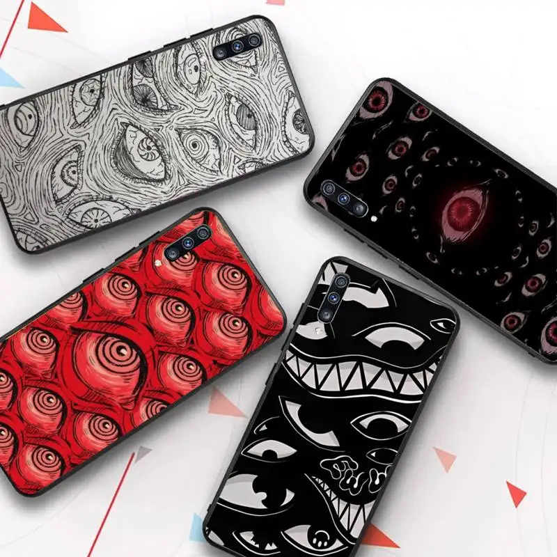 

RuiCaiCa Scary Eyes Phone Case for Samsung Galaxy A 51 30s a71 Soft Silicone Cover for A21s A70 10 A30 Capa