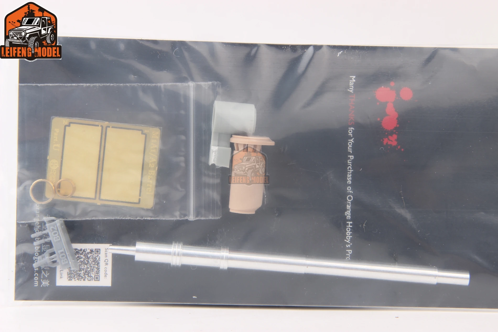 

Оранжевая брикет для хобби, модель 1/35 M256 120 mmL44, металлический корпус для RMF флэш-памяти M1A2