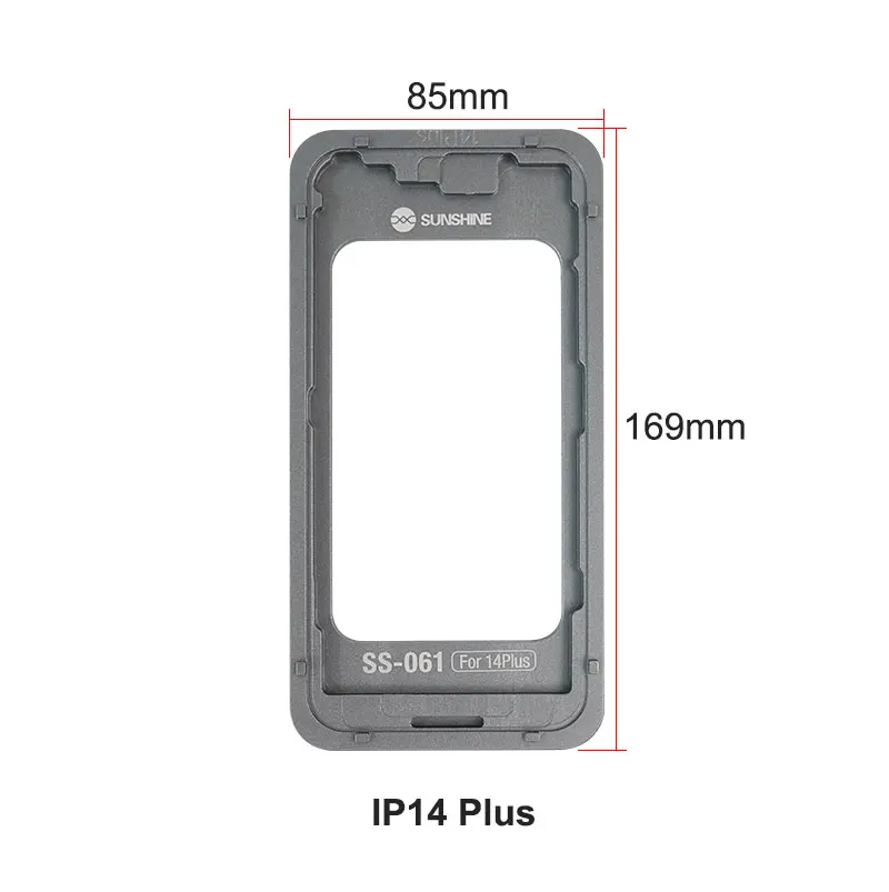 SUNSHINE SS-061 Позиционная форма для IP 6 7 8 X 11 12 13 14 ProMax Стекло + рамка OCA Финировочная