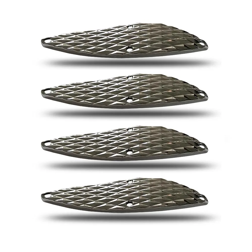 

CF Lure Spoon Lure Metal Barracuda Bait 57mm 8.5g 4pcs Chrome Plating Freshwate Fishing Tackle